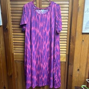 Purple and pink Lularoe Jessie size 2xl